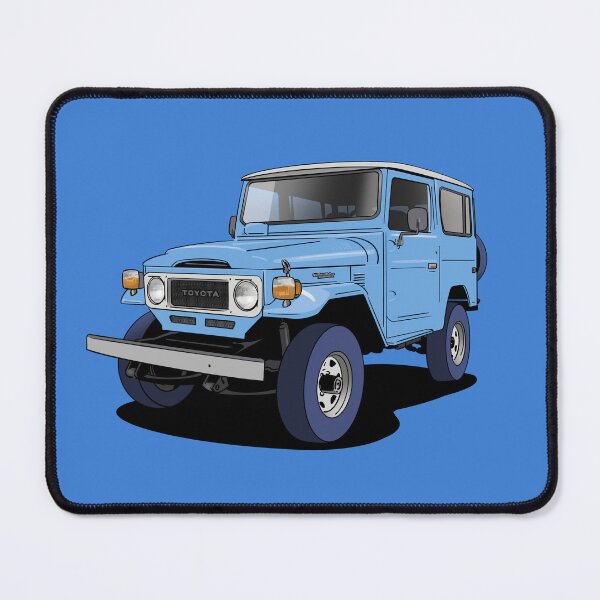 Item preview, j40 Toyota Land Cruiser 4x4 truck in blue designed and sold by Webazoot Industries - Car Art.