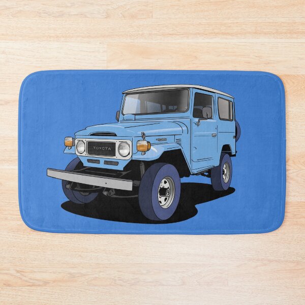 Item preview, j40 Toyota Land Cruiser 4x4 truck in blue designed and sold by Webazoot Industries - Car Art.
