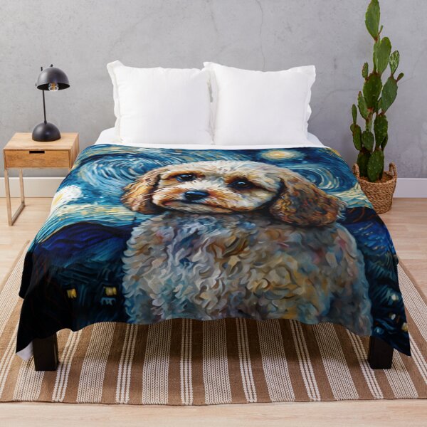 Item preview, Cavoodle Starry Night, Cute Cavapoo designed and sold by Orianah.