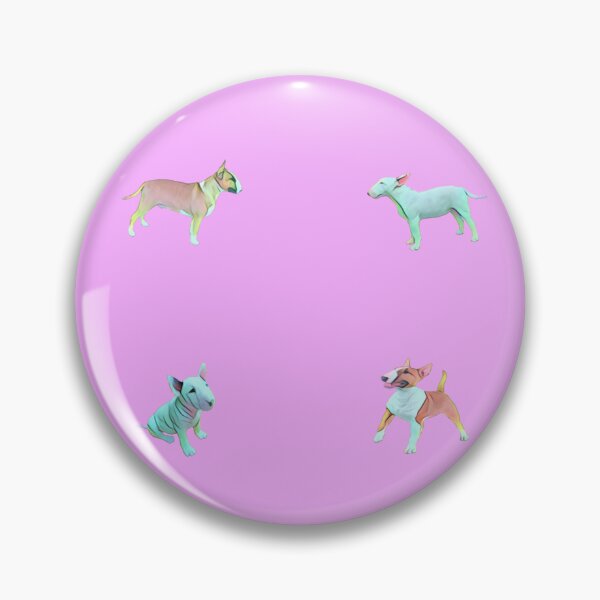 Item preview, Best Bull Terrier Mix Pattern and Sticker pack - Pink designed and sold by Dude  Stuff.