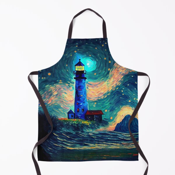 Item preview, The starry lighthouse, Lighthouse painting designed and sold by Christophe Henin.