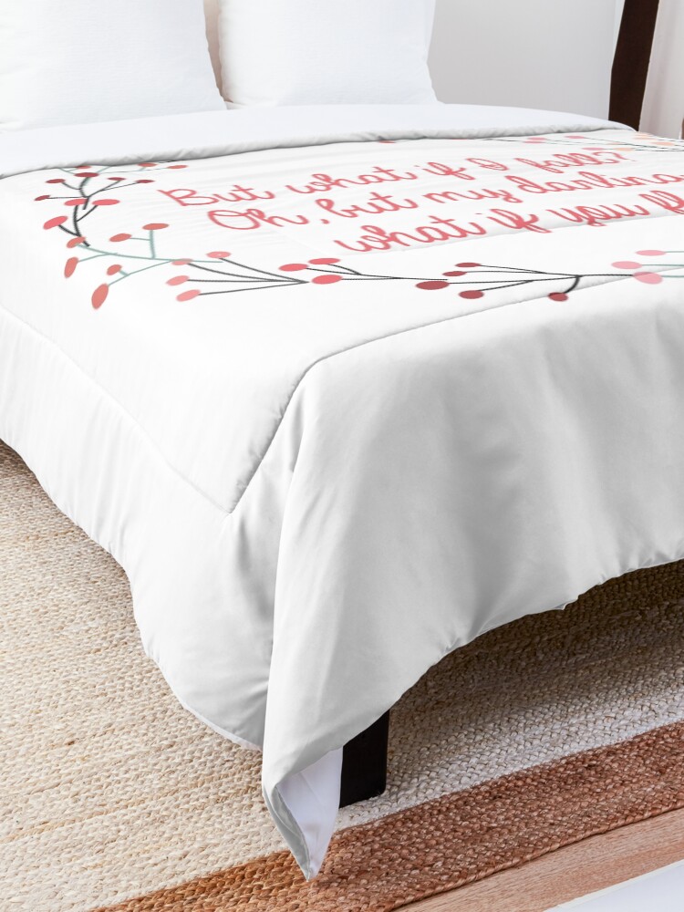 Alternate view of What if you fly | Peter Pan | Movie Quote Comforter