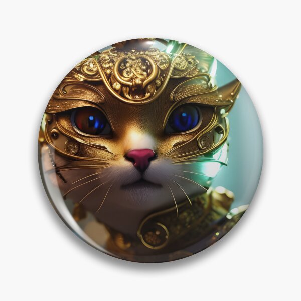Item preview, Cats-Moms 2.0 Space cat. Royal majestic luxurious arrogant handsome rich cat looks with big blue cat eyes designed and sold by Olga Nagornaya.