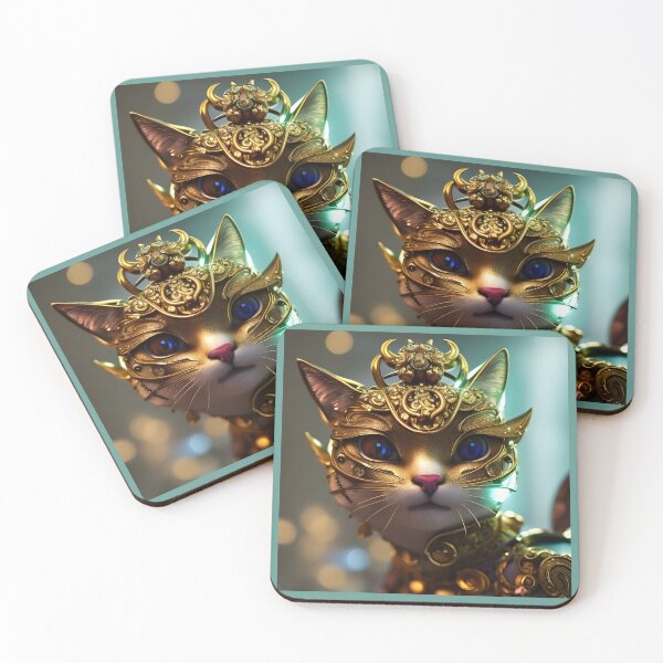 Item preview, Cats-Moms 2.0 Space cat. Royal majestic luxurious arrogant handsome rich cat looks with big blue cat eyes designed and sold by Olga Nagornaya.