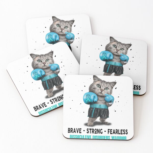 Item preview, Dissociative Disorders Warrior - BRAVE STRONG FEARLESS designed and sold by Berriosly.