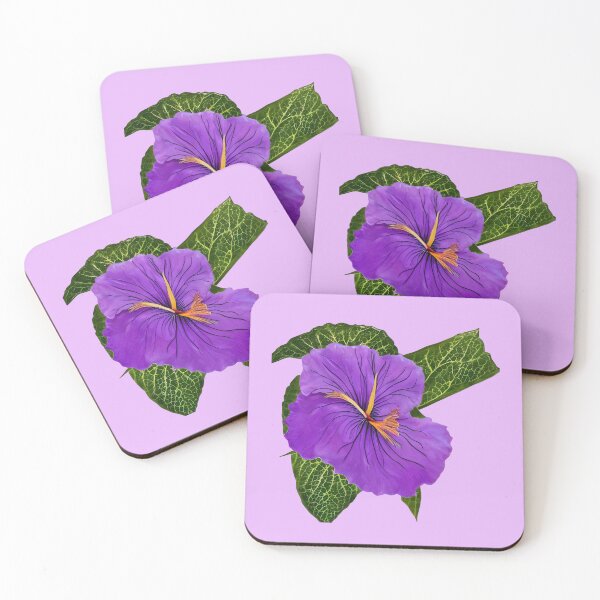Item preview, Purple hibiscus flower designed and sold by gramizzia.