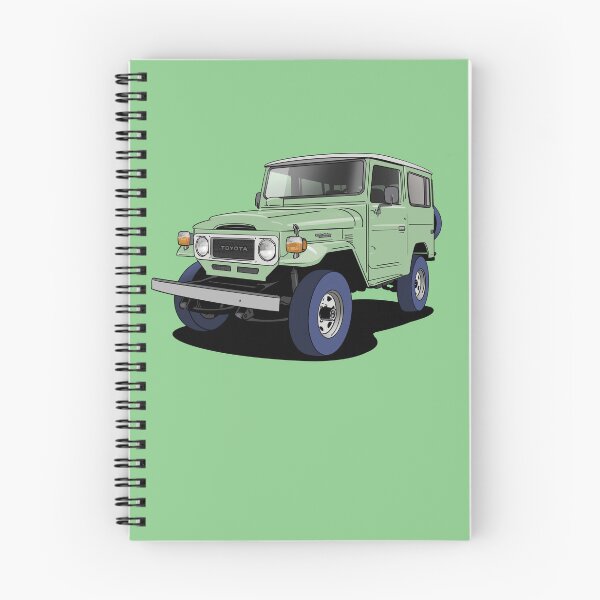Item preview, Green Toyota Land Cruiser J40 4x4 truck designed and sold by Webazoot Industries - Car Art.