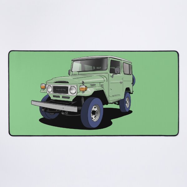 Green Toyota Land Cruiser J40 4x4 truck