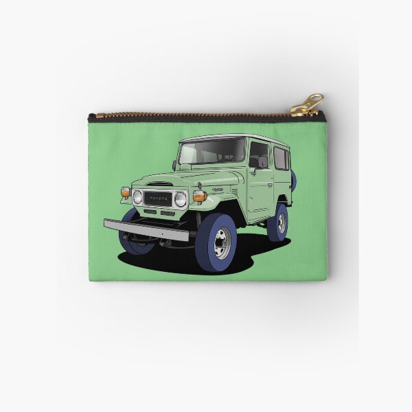 Item preview, Green Toyota Land Cruiser J40 4x4 truck designed and sold by Webazoot Industries - Car Art.