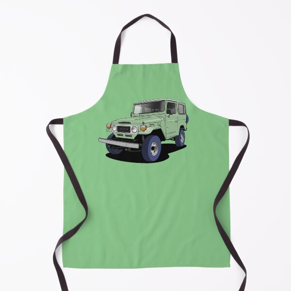 Item preview, Green Toyota Land Cruiser J40 4x4 truck designed and sold by Webazoot Industries - Car Art.