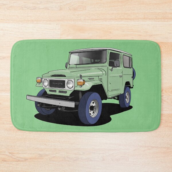 Item preview, Green Toyota Land Cruiser J40 4x4 truck designed and sold by Webazoot Industries - Car Art.