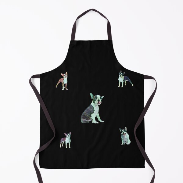 Item preview, Boston Terrier Pattern and Sticker pack - Black designed and sold by Dude Stuff.