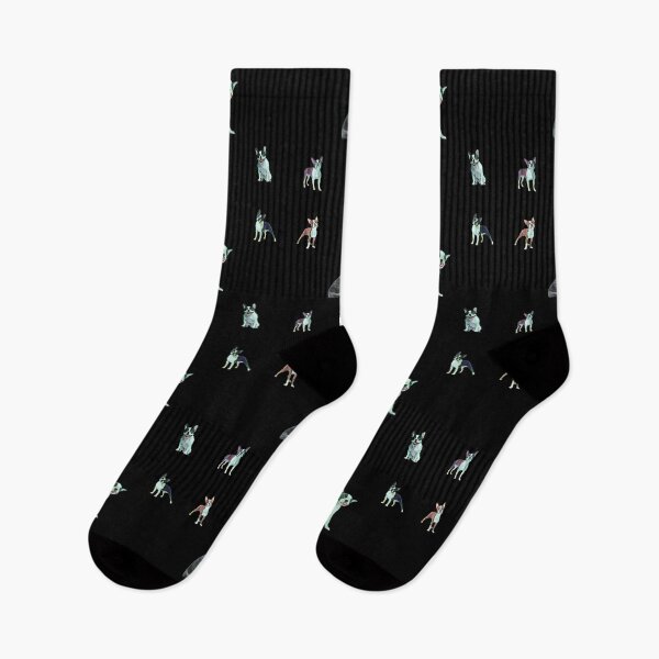 Item preview, Boston Terrier Pattern and Sticker pack - Black  designed and sold by Dude  Stuff.