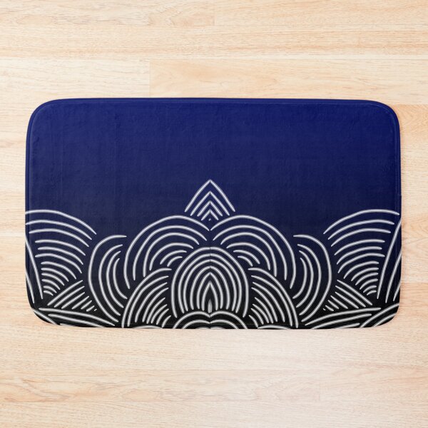 Item preview, navy blue geometric background designed and sold by yessebel.