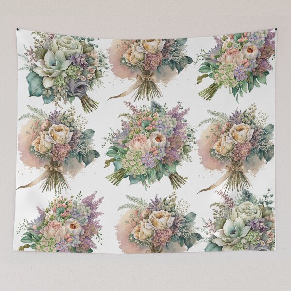 Item preview, Wedding Bouquets Watercolor Flowers designed and sold by ORIGENcreate.