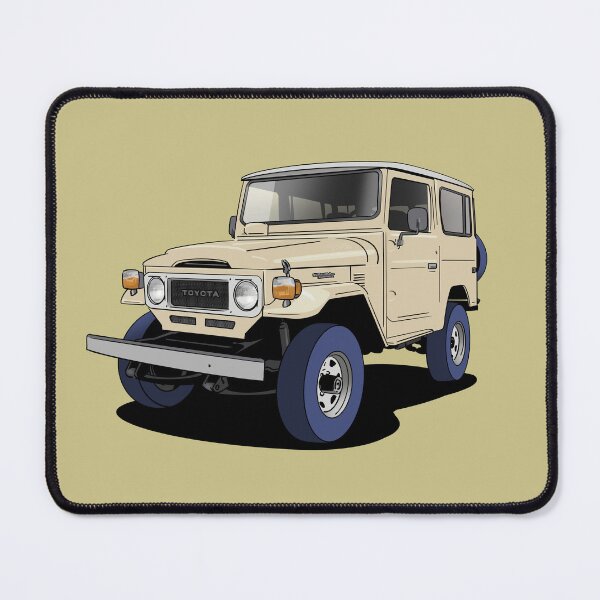 Item preview, Toyota Land Cruiser J40 4x4 truck in tan brown designed and sold by Webazoot Industries - Car Art.
