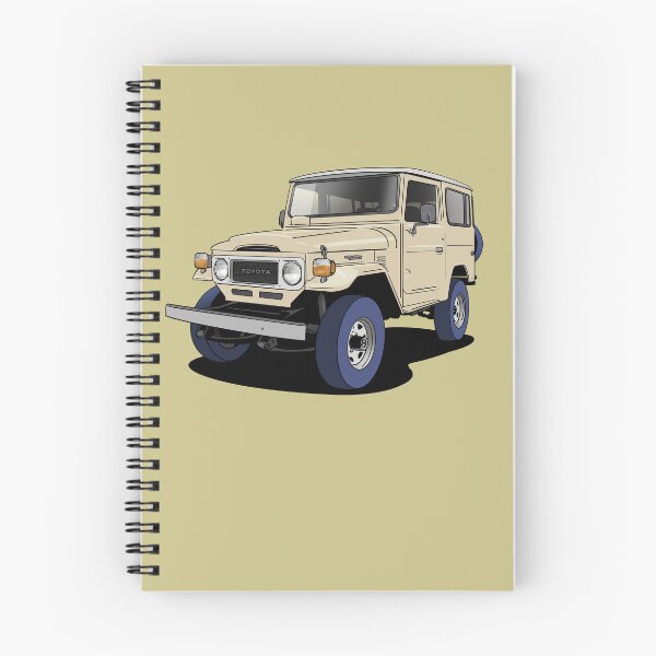 Item preview, Toyota Land Cruiser J40 4x4 truck in tan brown designed and sold by Webazoot Industries - Car Art.
