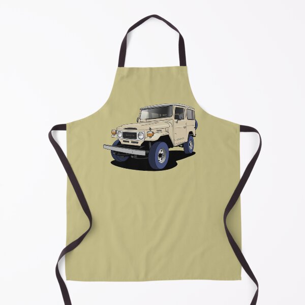 Item preview, Toyota Land Cruiser J40 4x4 truck in tan brown designed and sold by Webazoot Industries - Car Art.
