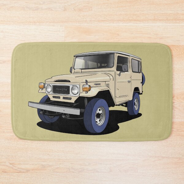 Item preview, Toyota Land Cruiser J40 4x4 truck in tan brown designed and sold by Webazoot Industries - Car Art.