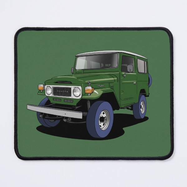 Item preview, Dark Green Toyota Land Cruiser J40 designed and sold by Webazoot Industries - Car Art.