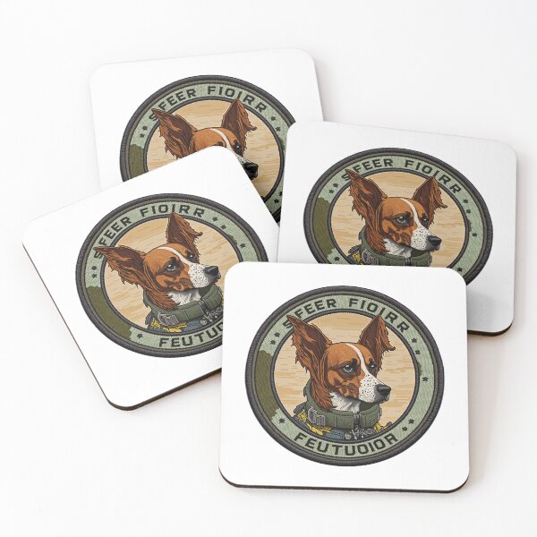 Item preview, Fighter Squadron Patch Dog Circular  designed and sold by simplife-art.