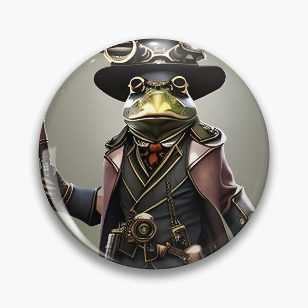 Item preview, Steampunk Frog Professor V2 designed and sold by Solotrope.