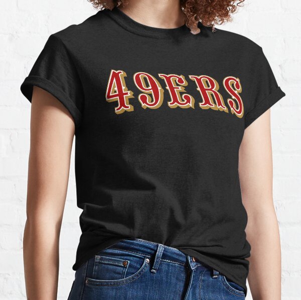 NFL Team Apparel WOMENS San Francisco 49ers NICK BOSA V-Neck Football  Jersey Shirt BLACK