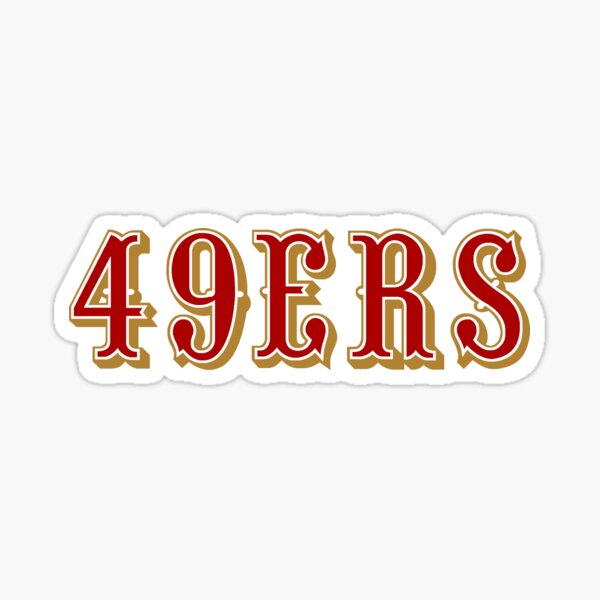 San Francisco 49ers Vinyl Sticker Decal Team Colors Truck Windows