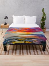 Vivid Light 2 Throw Blanket