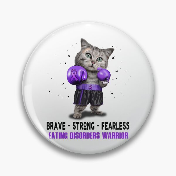 Item preview, Eating disorders Warrior - BRAVE STRONG FEARLESS designed and sold by Berriosly.
