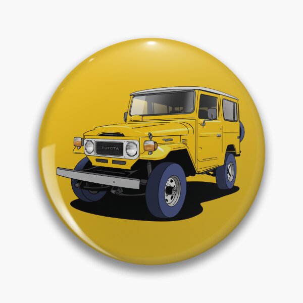 Item preview, Yellow Toyota Land Cruiser  designed and sold by Webazoot Industries - Car Art.