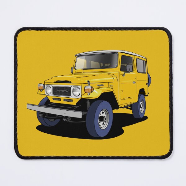 Item preview, Yellow Toyota Land Cruiser  designed and sold by Webazoot Industries - Car Art.