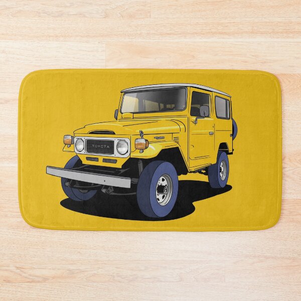 Item preview, Yellow Toyota Land Cruiser  designed and sold by Webazoot Industries - Car Art.