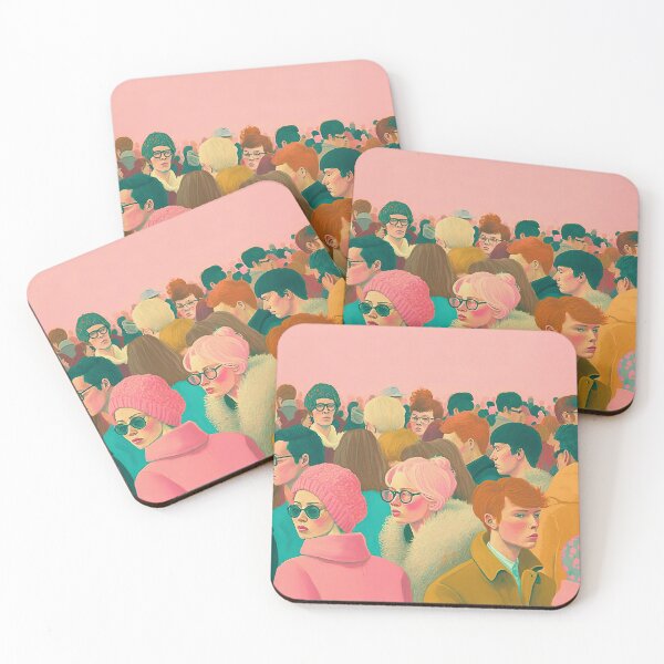 Item preview, Bazar People Art Vintage Pink Pastel Retro designed and sold by PinkNomad.
