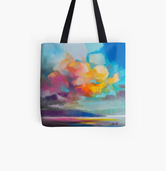 Vapour All Over Print Tote Bag