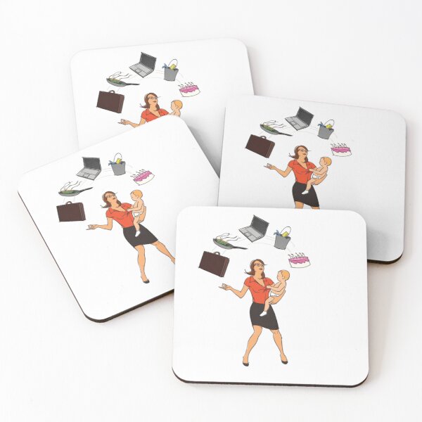 Item preview, multitasking woman single mother designed and sold by xenxanses2.