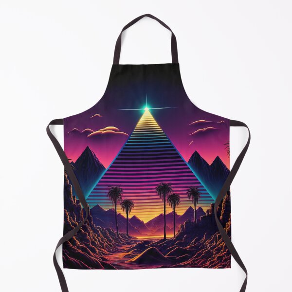 Item preview, Luminous Monolith: A Retrowave Pyramid designed and sold by Mullet Monkey.