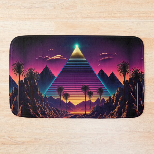 Item preview, Luminous Monolith: A Retrowave Pyramid designed and sold by Mullet Monkey.