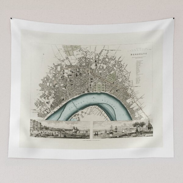 Item preview, Vintage France Wine Country Map designed and sold by Sasha Art Gallery.