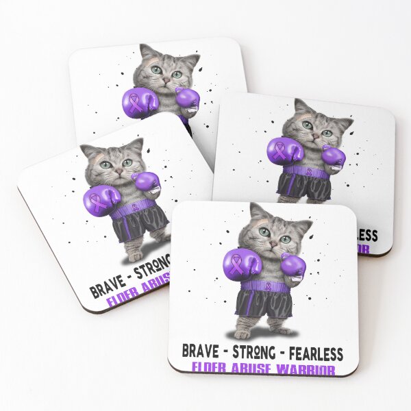 Item preview, Elder Abuse Warrior - BRAVE STRONG FEARLESS designed and sold by Berriosly.