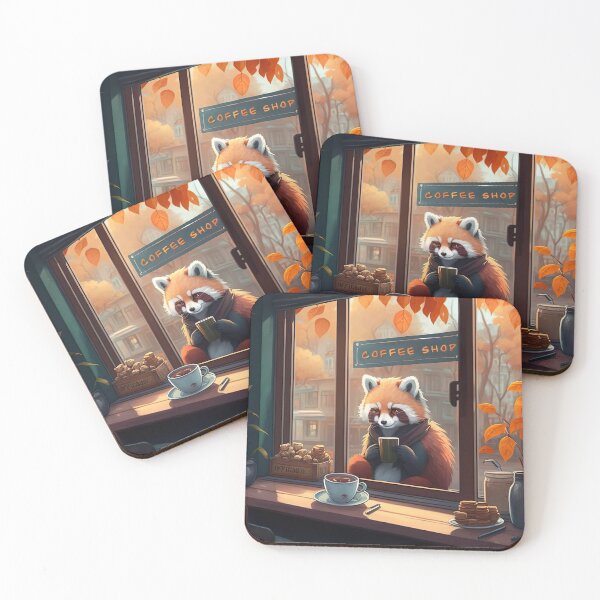 Item preview, Panda Coffee Shop Autumn designed and sold by Makoto-Styl.