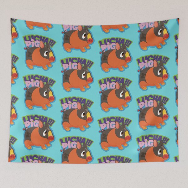 Item preview, Lucha Pig luchador designed and sold by undersideland.