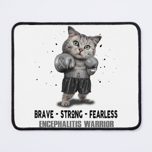 Item preview, Encephalitis Warrior - BRAVE STRONG FEARLESS designed and sold by Berriosly.