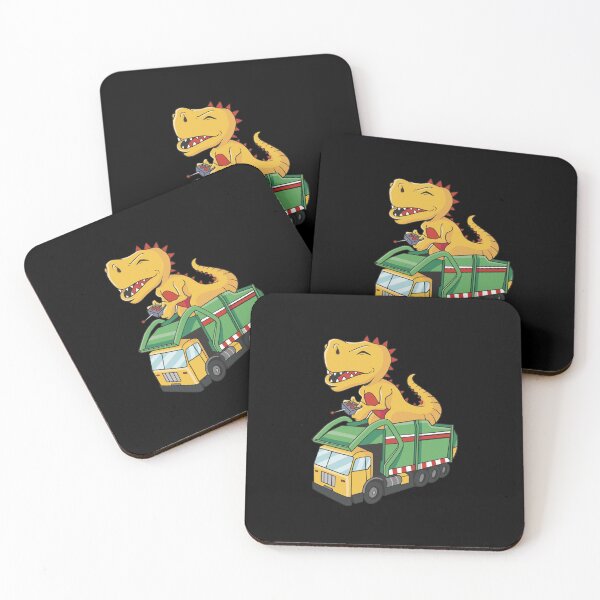 Item preview, Garbage Truck T-Rex Loving Boys and Girls T Shirt designed and sold by Hema Thilakaratne.