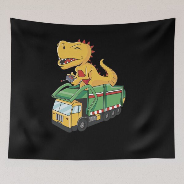 Item preview, Garbage Truck T-Rex Loving Boys and Girls T Shirt designed and sold by Hema Thilakaratne.