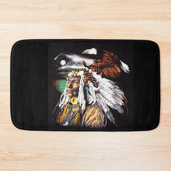 Item preview, RETRO INDIAN CHIEF EAGLE DESIGN REPLICA designed and sold by THE AMERICAN TEEVANGELIST.