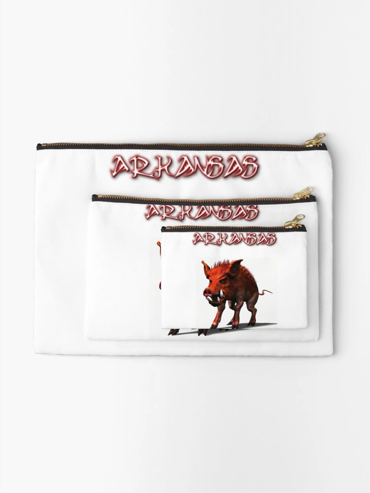 Thumbnail 2 of 4, Zipper Pouch, Arkansas Razorback designed and sold by Healio2.