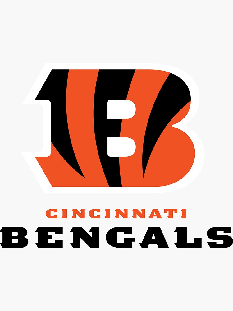 go bengals cincinnati football sticker Sticker for Sale by sarah