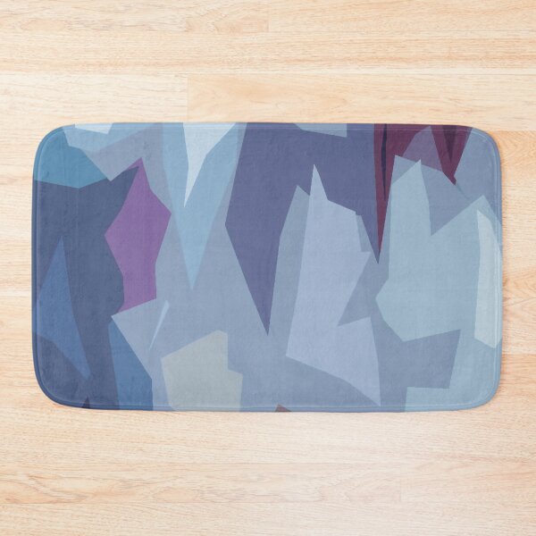 Item preview, Modern Geometric Abstract Design in Purples and Blues designed and sold by Righan Wallace.