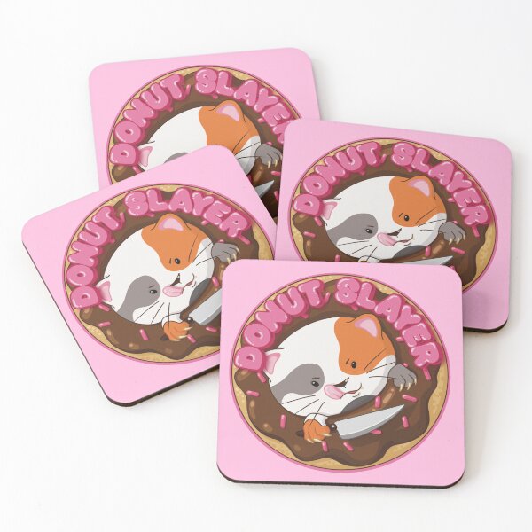 Item preview, Donut Slayer Cat designed and sold by undersideland.